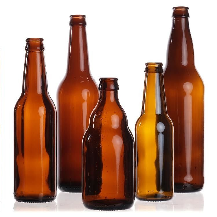 소매 빈 330ml 33cl 12oz 소다 또는 주스 뚜?? 이 있는 맑은 맥주 유리 병