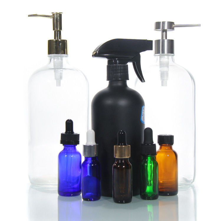 30ml 120ml 유리 펌프 로션 스프레이 크림 롤러 드롭퍼 세럽 병 용기 화장품 포장용