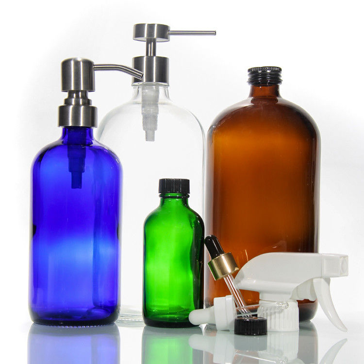 30ml 50ml 60ml 80ml 100ml 로션 세움 얼음 유리 체질 오일 병 피부 관리용 펌프