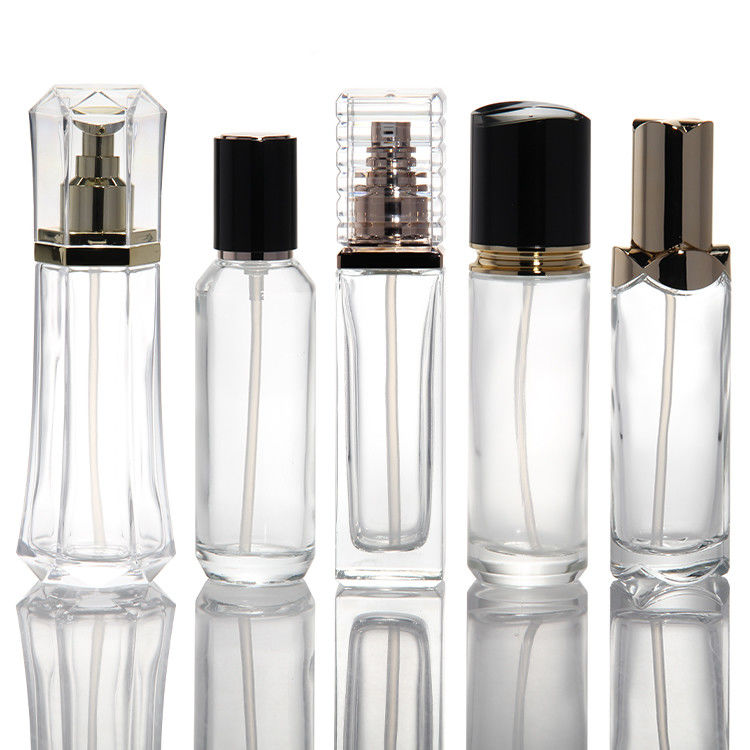 얼굴 크림 화장품 유리 병 에센셜 오일 병 100ml 150ml 로션 펌프로 포장 화장품