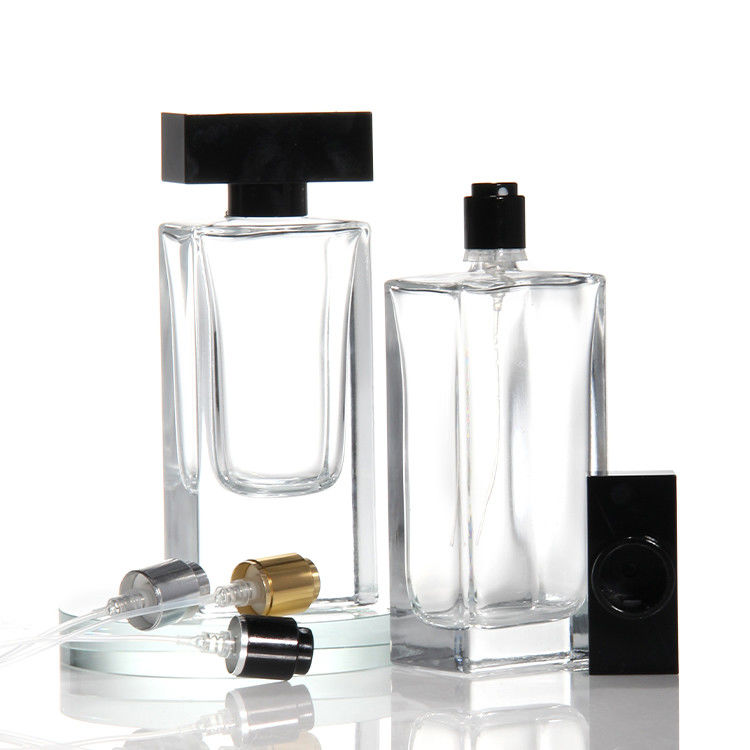 도매 30ml 50 Ml 75ml 100ml 빈 럭셔리 평면 사각형 스프레이 향수 향수 병