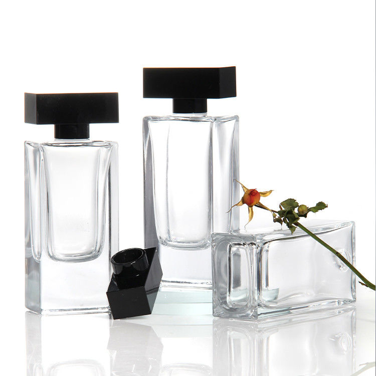 도매 30ml 50 Ml 75ml 100ml 빈 럭셔리 평면 사각형 스프레이 향수 향수 병