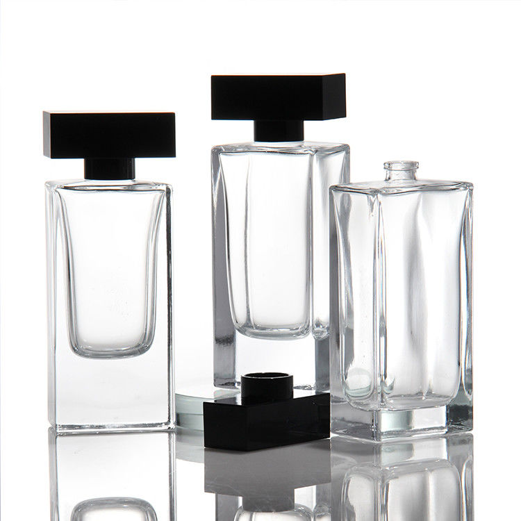 도매 30ml 50 Ml 75ml 100ml 빈 럭셔리 평면 사각형 스프레이 향수 향수 병