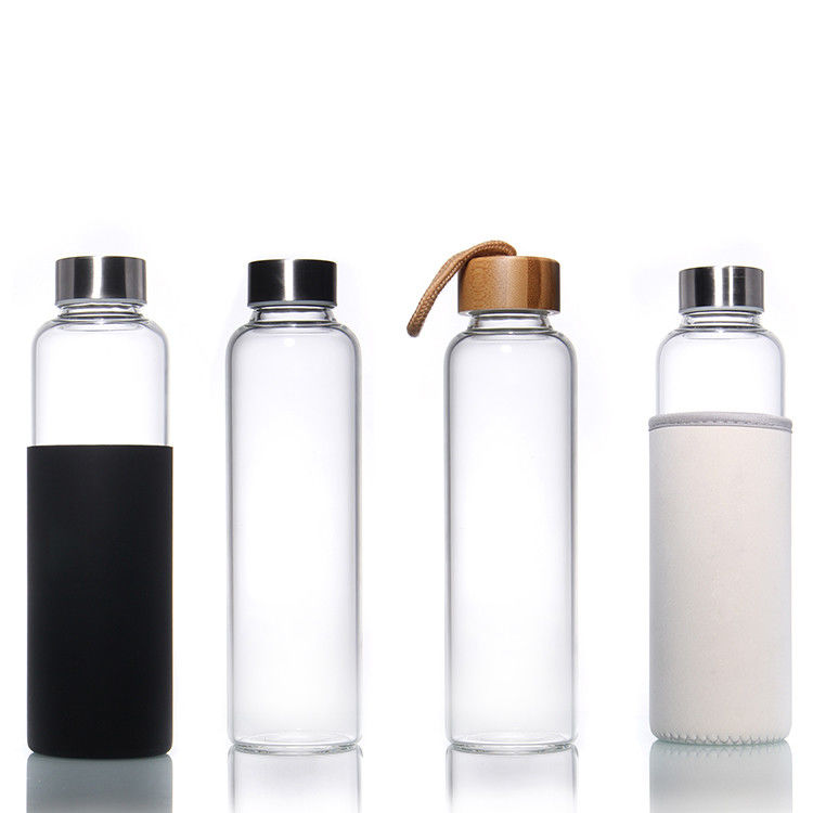 공장 유리 병 420ml 600ml 보로 실리케이트 유리 물 스포츠 음료 병