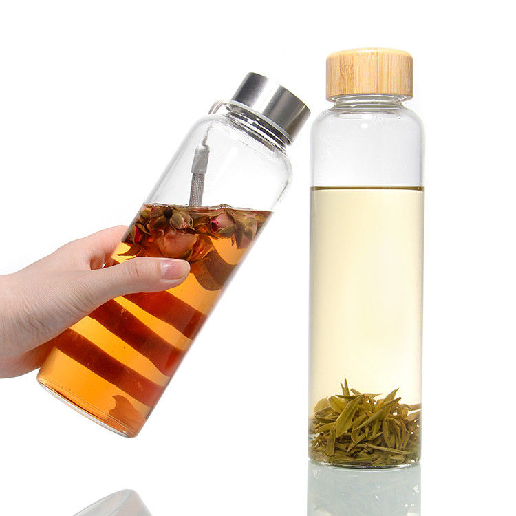750ml 새 친환경 맞춤 로고 식음용 유리 물병