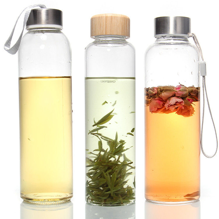 750ml 새 친환경 맞춤 로고 식음용 유리 물병