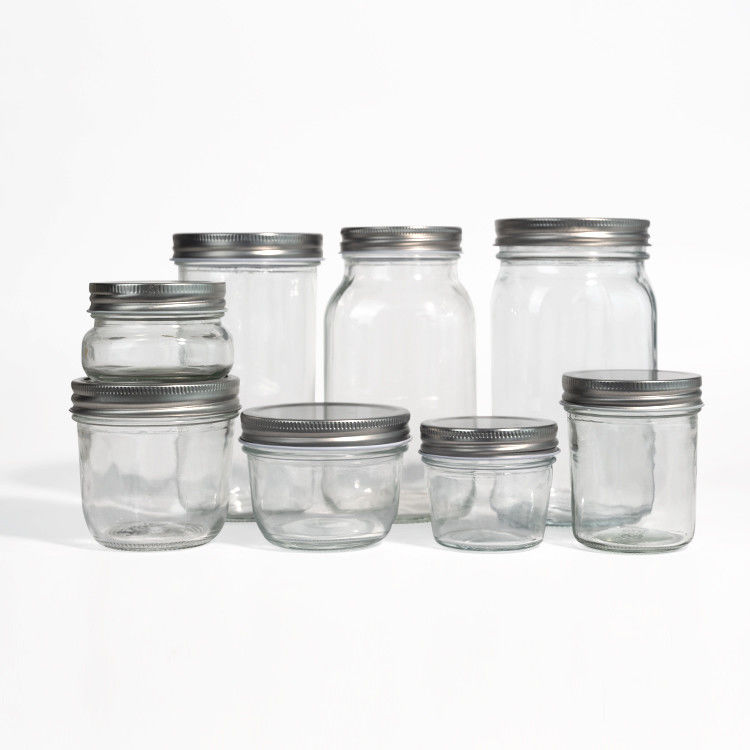 맞춤 380ml 470ml 750ml 1000ml 16oz 24oz 32oz 넓은 입 Mason Glass Jar
